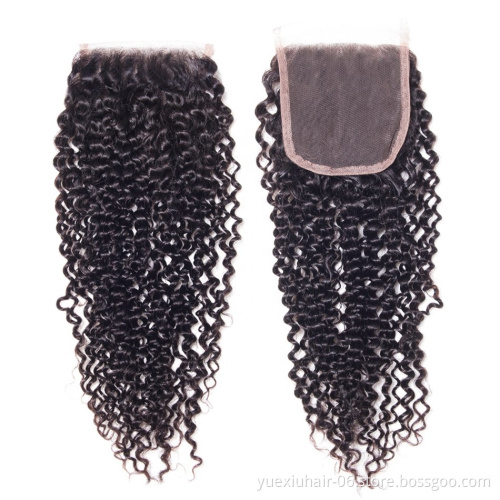 Wholesale Amazing High Grade 1 donor 100% Real Virgin Brazilian Indian Human Hair Bundles with Lace Closure for Black Women